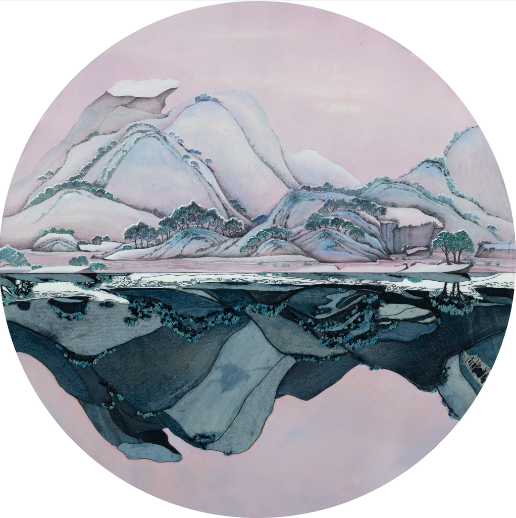 A icy landscape artwork