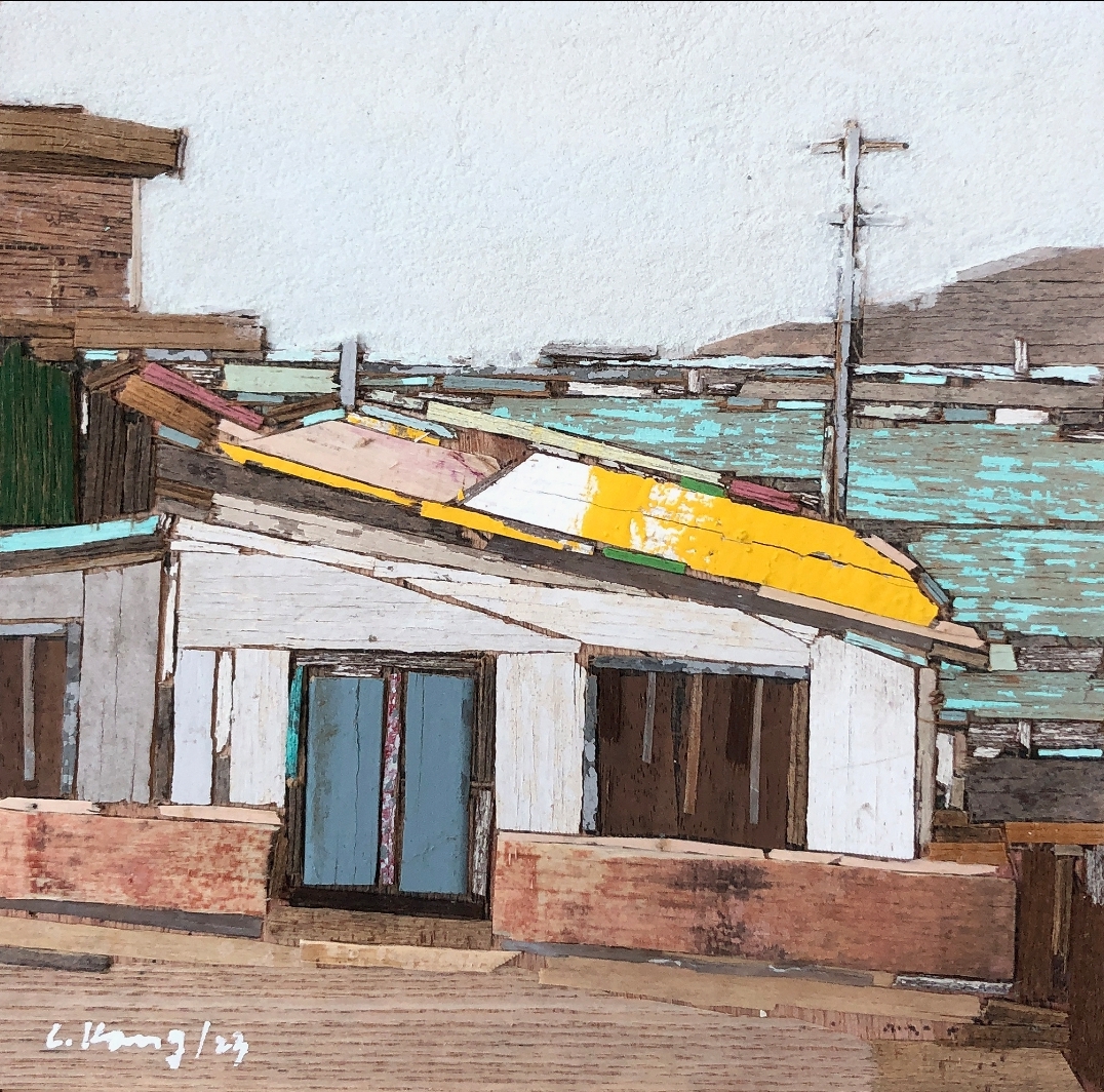 Bukang Lee, Moved landscape, 20x20cm, Mookji Contemporary Art