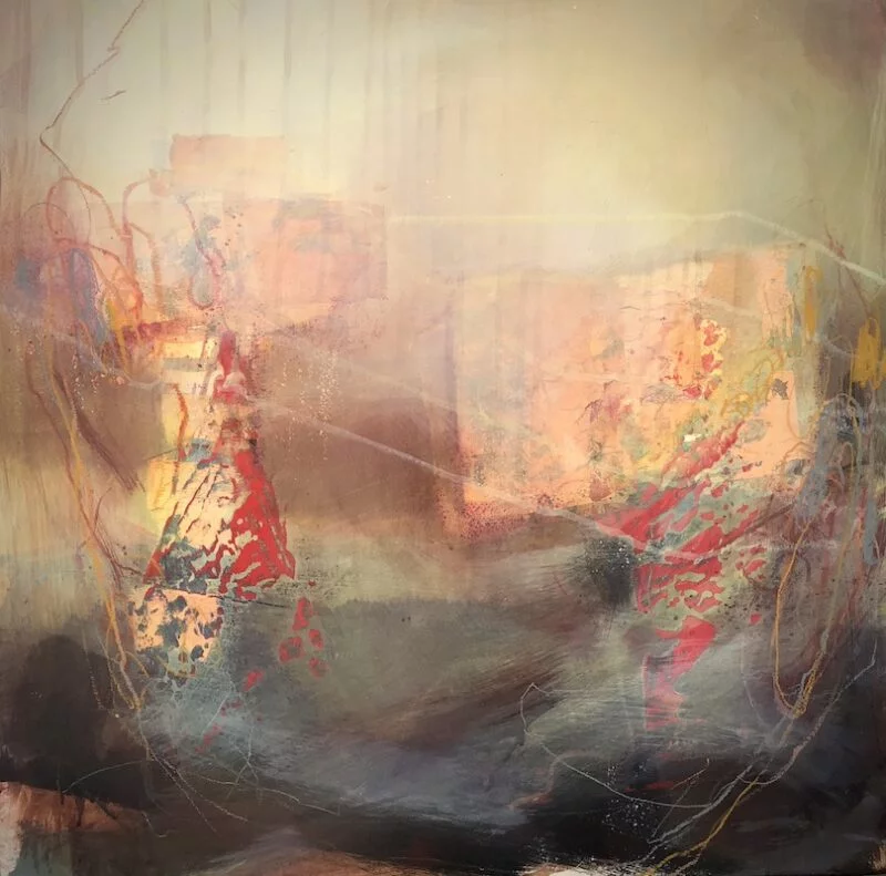 Clare Maria Wood, Autumn Gold II, oil on panel, £1,500, Nadia Waterfield Fine Art