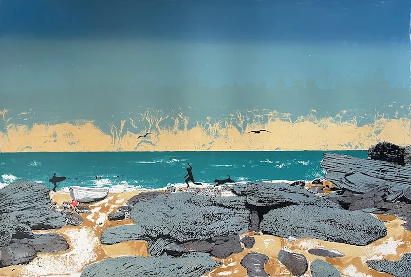 Tim Southall, Beach Boys, Silkscreen print, £435, Arc Fine Arts