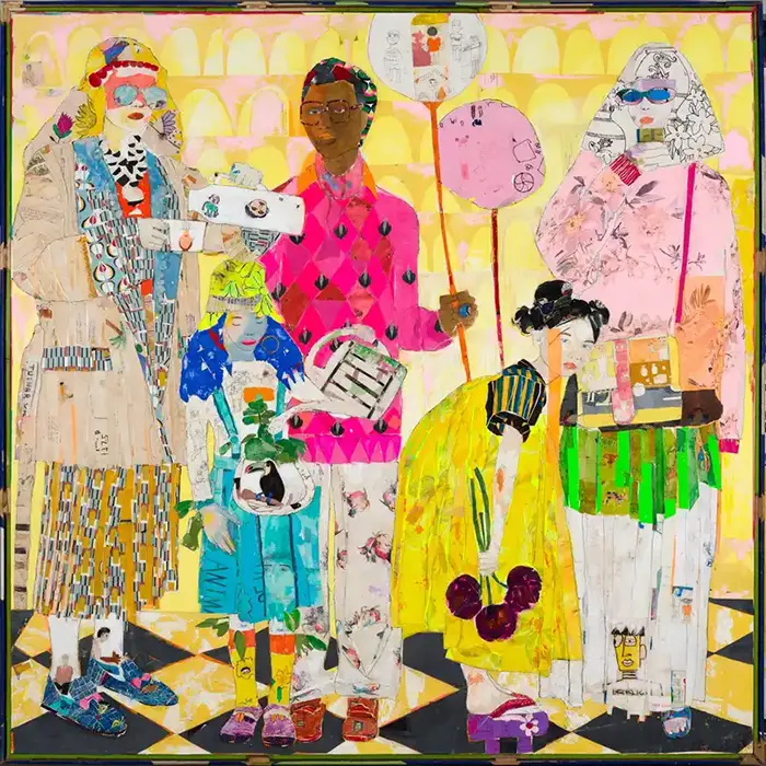 Mersuka Dopazo, Better Together, 2022, Fine Art Print, 36 x 36in, $5000, Wexel Art Gallery